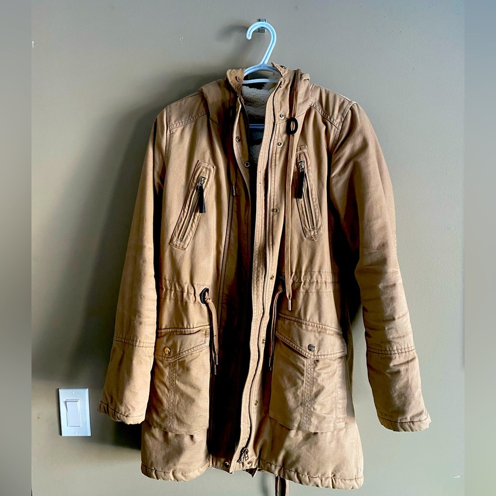Kismet coat with warm Sherpa lining- Small